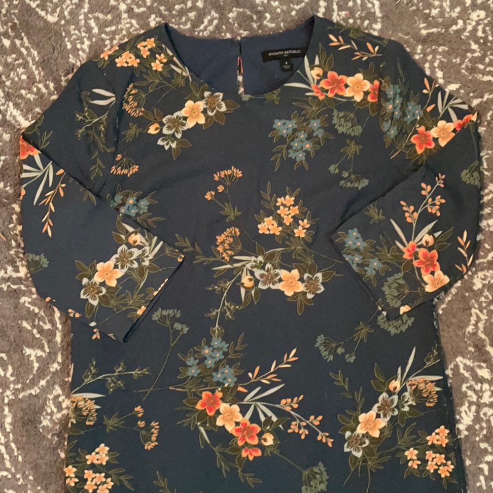 Banana republic floral dress